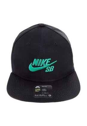 Gorra Negra-Verde Nike SB  U NK AERO CAP PRO