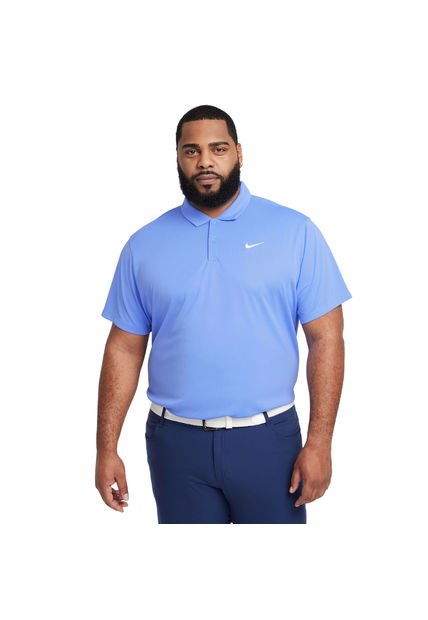 Camiseta Polo Nike Court Solid-Azul