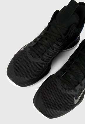 Tenis Basketball Negro-Blanco-Azul Nike Lebron Witness