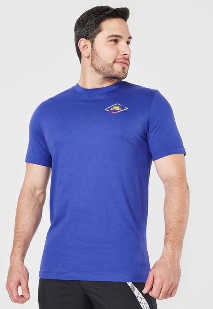 Camiseta Azul-Multicolor Nike Classic