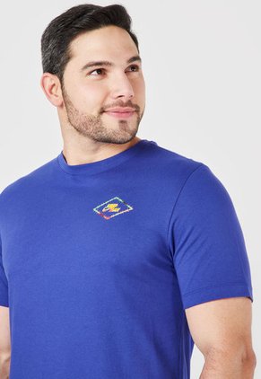 Camiseta Azul-Multicolor Nike Classic