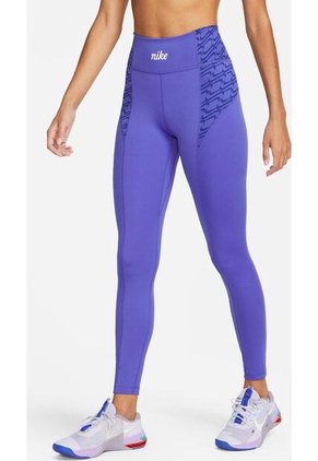 Licra Mujer Nike One Dry Fit Midrise Ic Purpura