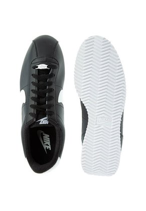 Tenis Lifestyle Negro-Blanco Nike Cortez Basic Leather