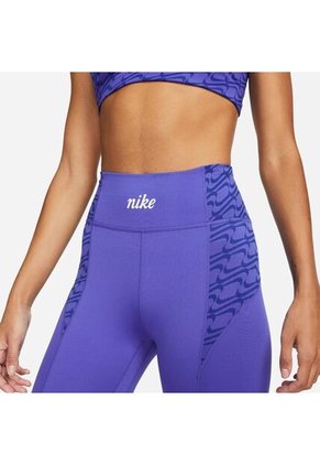 Licra Mujer Nike One Dry Fit Midrise Ic Purpura