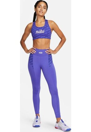 Licra Mujer Nike One Dry Fit Midrise Ic Purpura