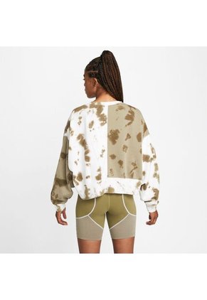 Buzo Mujer Nike Fleece Tie Dye Crew Multicolor