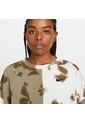 Buzo Mujer Nike Fleece Tie Dye Crew Multicolor de Nike