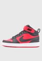 Tenis Lifestyle Rojo-Negro-Blanco NIKE Court Borough Mid 2 de Nike