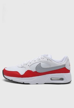 Tenis Lifestyle Blanco-Rojo-Gris Nike Air Max SC