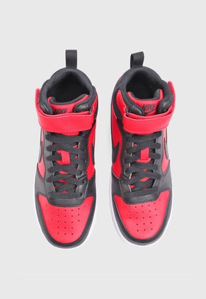 Tenis Lifestyle Rojo-Negro-Blanco NIKE Court Borough Mid 2