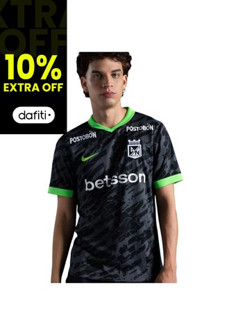 Camiseta Nike Atletico Nacional JSY SS STAD 3R Hombre-Negro Nike