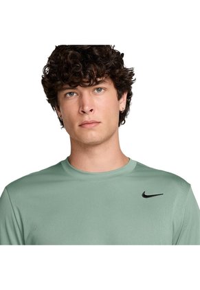 Camiseta Nike M Df Tee Std Ls Flex Hombre-Verde
