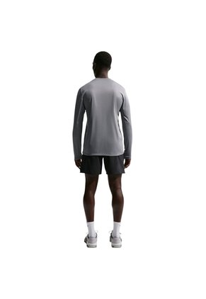 Camiseta Manga Larga Nike M Df Tee Std Ls Flex Hombre-Gris