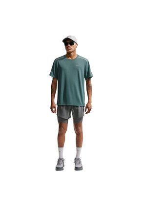 Camiseta Nike M Df Uv Miler Ss Hombre-Verde