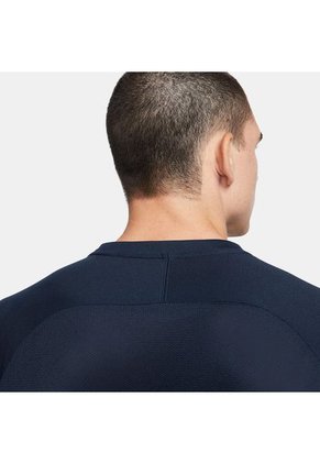 Camiseta Hombre Nike Dryfit Academy21-Azul Oscuro-Rojo-Azul Oscuro