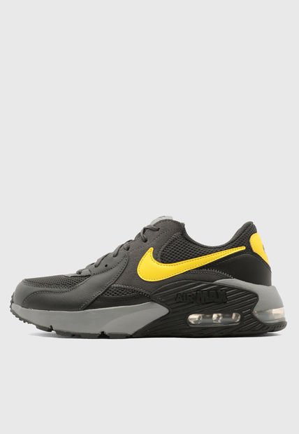 Tenis Lifestyle Negro-Gris-Amarillo NIKE Air Max Excee