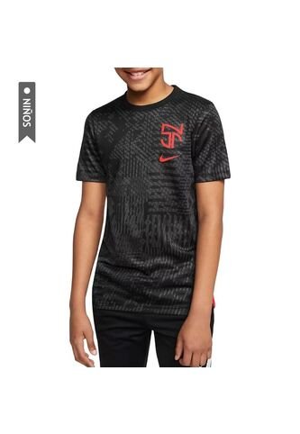 Camiseta Nike Naymar Jr Para Niños-Negro Nike