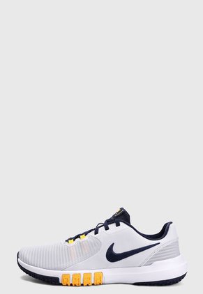 Tenis Training Blanco-Azul-Amarillo Nike Flex Control 4
