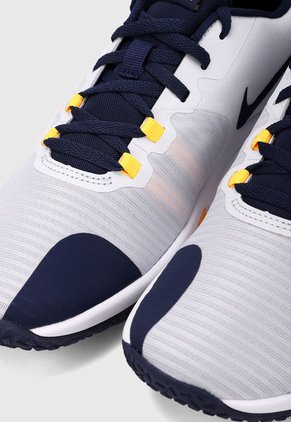 Tenis Training Blanco-Azul-Amarillo Nike Flex Control 4