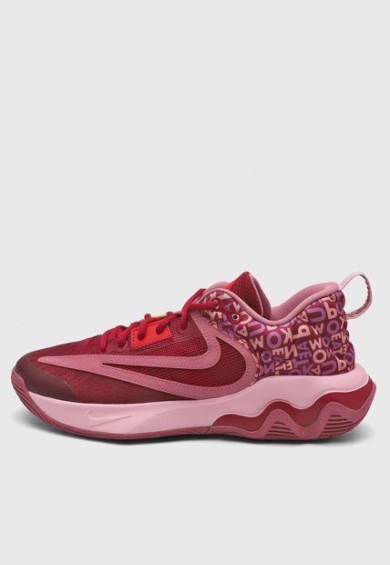 Tenis Basketball Borgoña-Palo Rosa-Rojo Nike Giannis Immortality 3