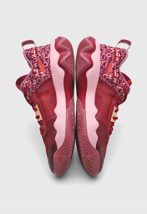 Tenis Basketball Borgoña-Palo Rosa-Rojo Nike Giannis Immortality 3