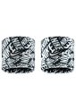 Muñequeras Nike Swoosh Classic Wr Hombre-Blanco/Negro de Nike