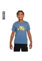 Camiseta Nike K Nsw Tee Boxy 1 Futura Niño-Azul de Nike