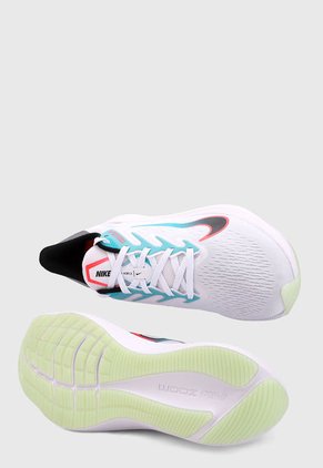Tenis Running Blanco-Azul-Negro Nike Air Zoom Winflo 7