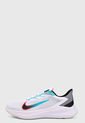 Tenis Running Blanco-Azul-Negro Nike Air Zoom Winflo 7 de Nike