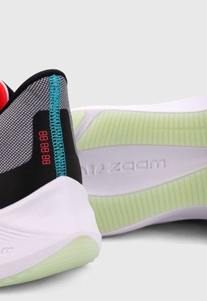 Tenis Running Blanco-Azul-Negro Nike Air Zoom Winflo 7