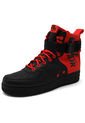 Bota Lifestyle Negro-Rojo Nike Sf Af1 Mid de Nike