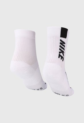 Medias X2 Blanco-Negro Nike Multiplier