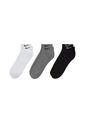 Medias Nike Everyday Cush Low 3Pr Hombre-Blanco/Gris/Negro de Nike