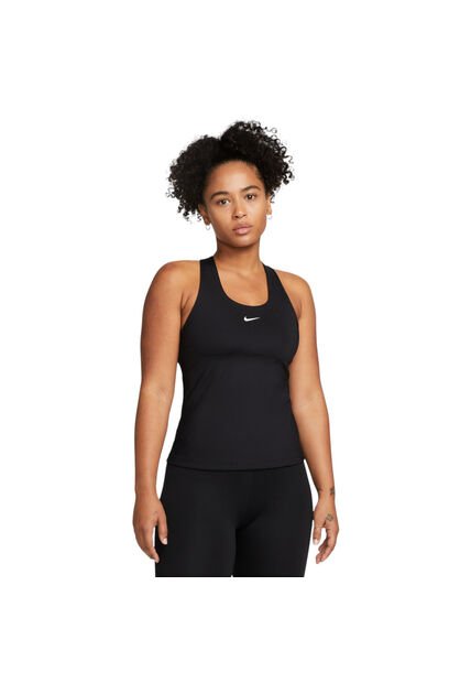 Camiseta Sin Mangas Nike Swoosh Bra Tank Mujer-Negro