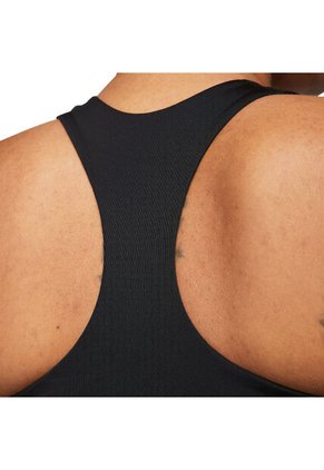 Camiseta Sin Mangas Nike Swoosh Bra Tank Mujer-Negro