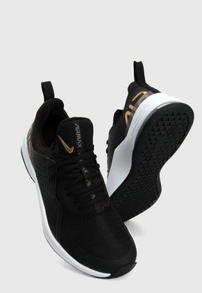 Tenis Training Negro-Dorado-Blanco Nike Air Max Bella Tr3