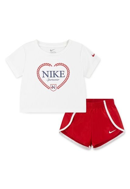 Conjunto Niños Nike Dri-FIT Game, Swoosh, Match! Rojo