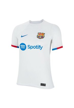 Camiseta Deportiva Niños Nike FC Barcelona Visitante 2023/24 Stadium Blanco