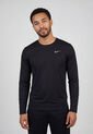 Camiseta Manga Larga NIKE Miler Negro de Nike