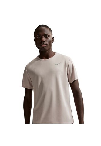 Camiseta Nike M Nk Df Uv Miler Ss Hombre-Beige Claro Nike