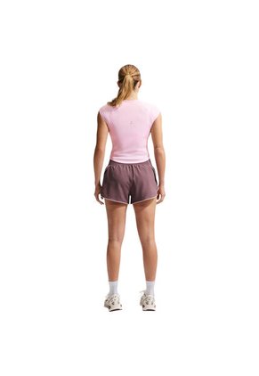 Camiseta Nike Tempo Swoosh Run Df Ss Mujer-Rosa