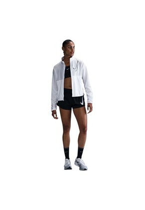 Chaqueta Nike Swsh Hbr Df Jkt Mujer-Blanco