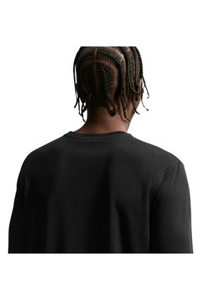 Camiseta Nike Uv Miler Ls Top Hombre-Negro