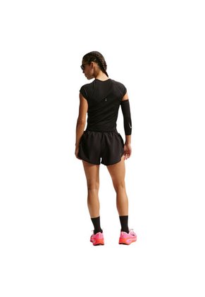 Camiseta Nike Tempo Swoosh Run Df Ss Mujer-Negro