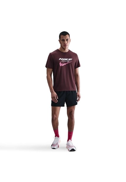 Camiseta Hombre Nike Miler Rojo