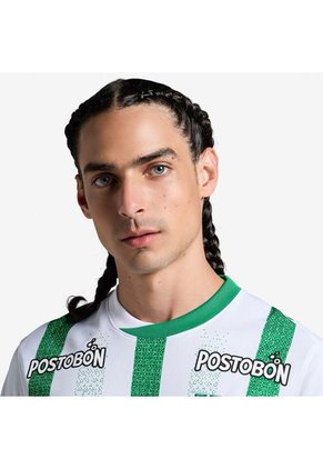 Camiseta Nike Hombre Atlético Nacional Local 2025-Verde-Blanco