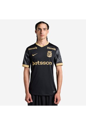 Nike Camiseta Nike Hombre Atlético Nacional Visitante 2025-Negro-Dorado Camiseta