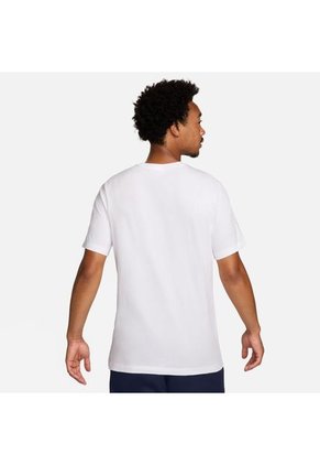 Camiseta Nike Hombre Paris Saint-Germain M Crest - Blanco
