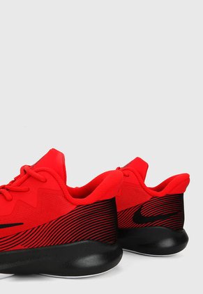 Tenis Basketball Rojo-Negro-Blanco Nike Precisión 4