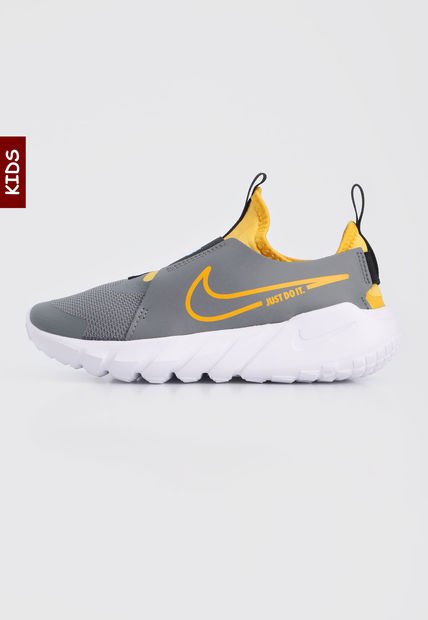 Tenis Running Gris-Amarillo-Blanco Nike Flex Runner 2
